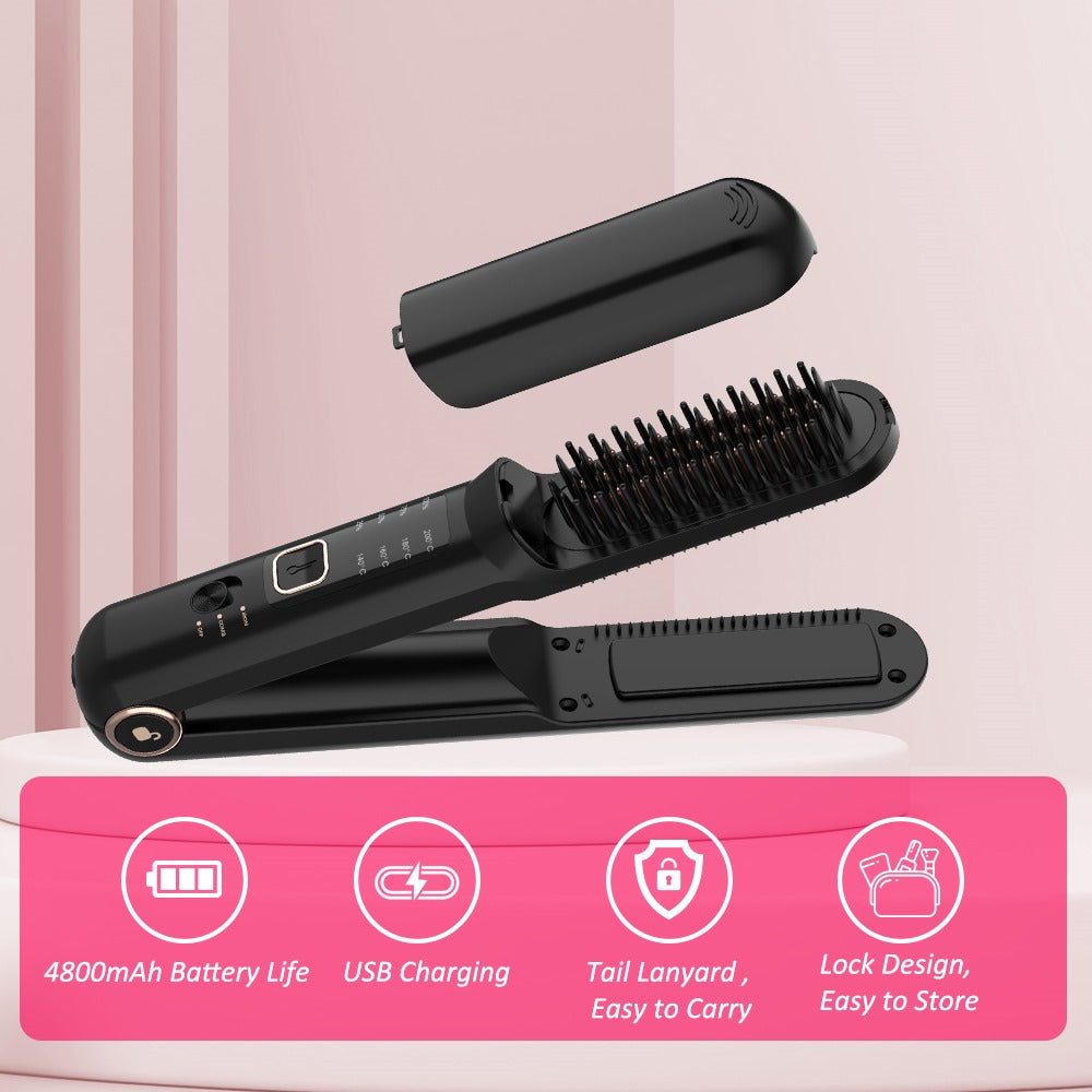 Portable 2-in-1 stijltang