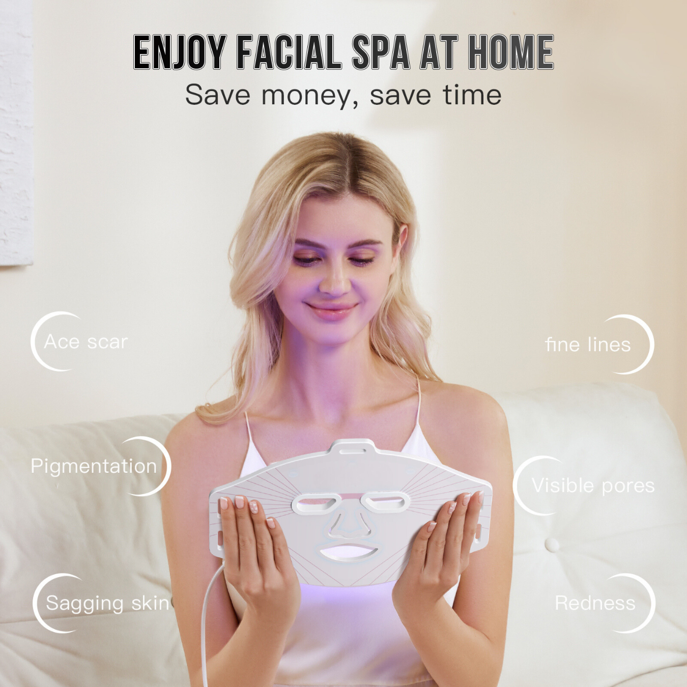 LED Therapie Masker - 3 kleuren
