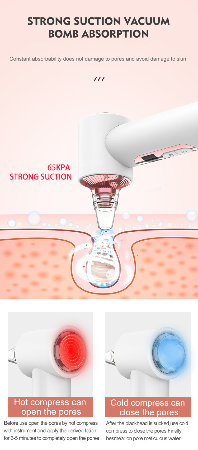 Black Head Remover - Inclusief app & Camera