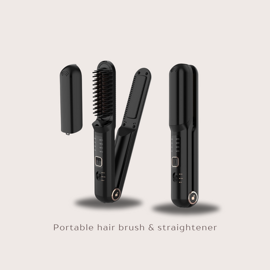 Portable 2-in-1 stijltang